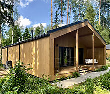 Дом в лесу в Аксаково Форест клуб