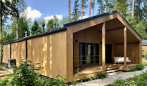 Дом в лесу в Аксаково Форест клуб