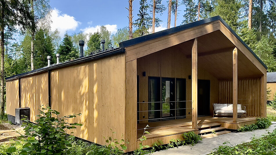 Дом в лесу в Аксаково Форест клуб