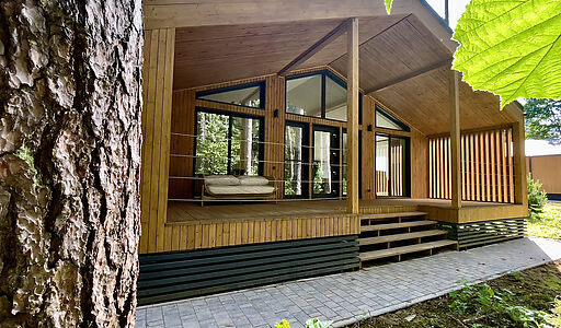 Дом в лесу в Аксаково Форест клуб