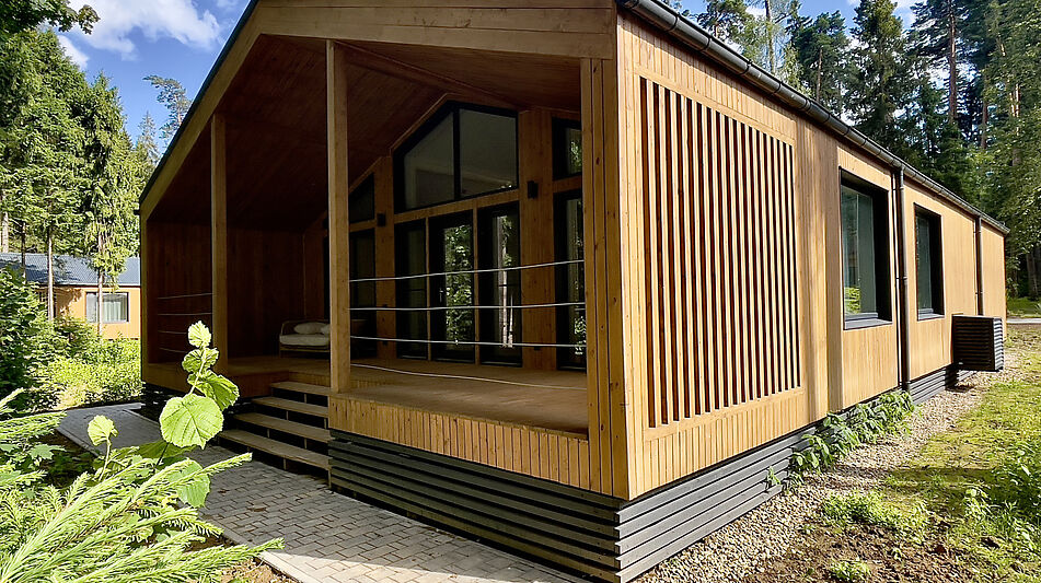 Дом в лесу в Аксаково Форест клуб