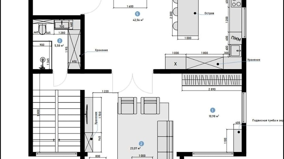 Коттедж с терассой в Аносино парк