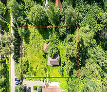 Участок у леса в закрытом поселке