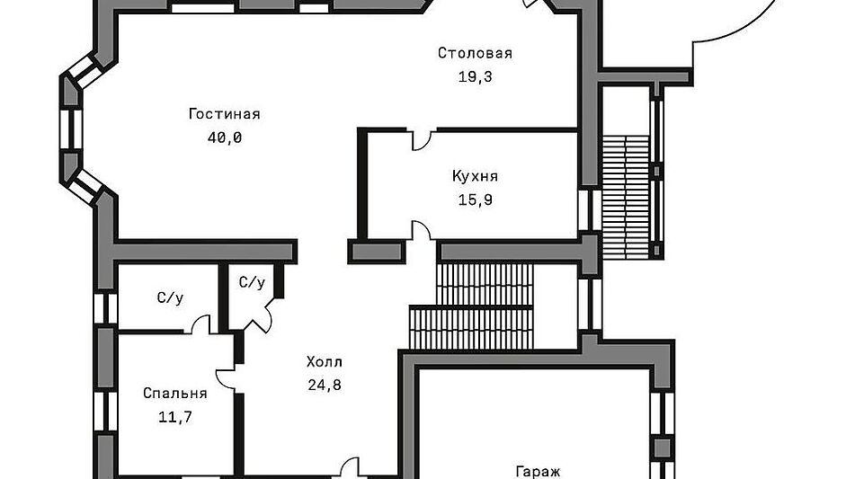 Дом без отделки в Ренессанс Парк