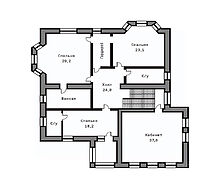 Дом без отделки в Ренессанс Парк