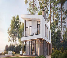 Шале у реки Волга в КП Порт Эмм