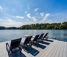 Дом на берегу водохранилища