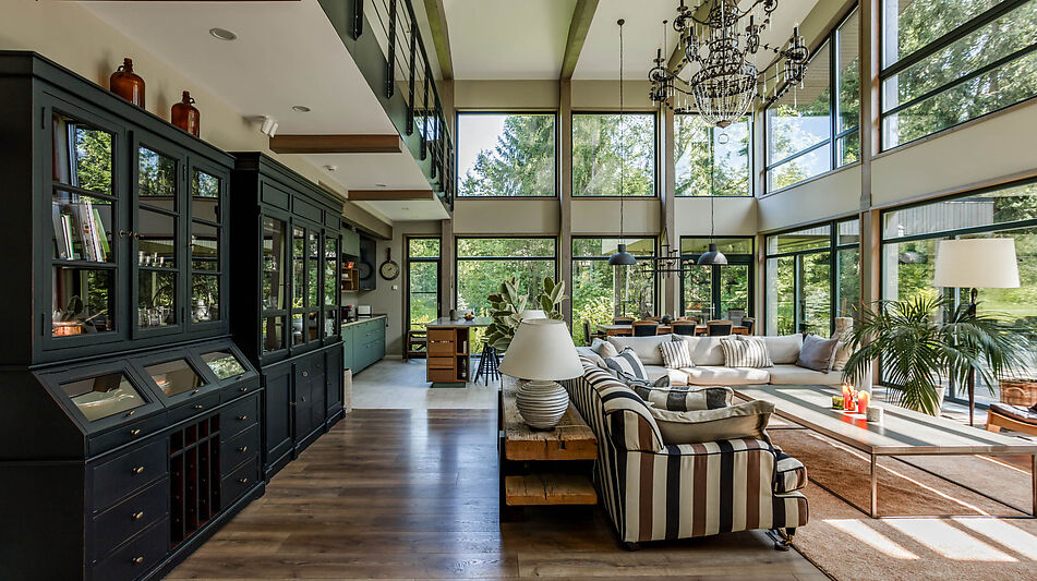 Дом на берегу водохранилища