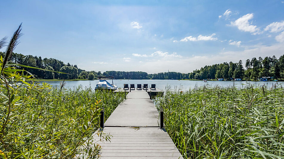 Дом на берегу водохранилища