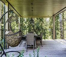 Дом на берегу водохранилища