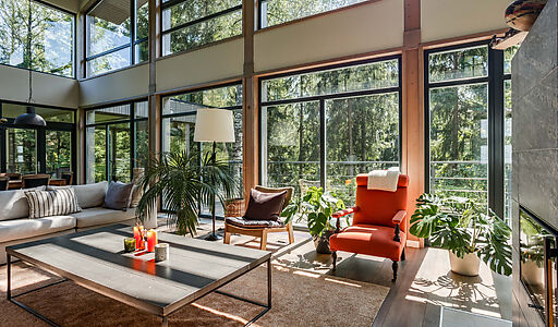 Дом на берегу водохранилища