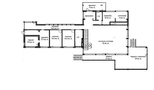 Дом на берегу водохранилища