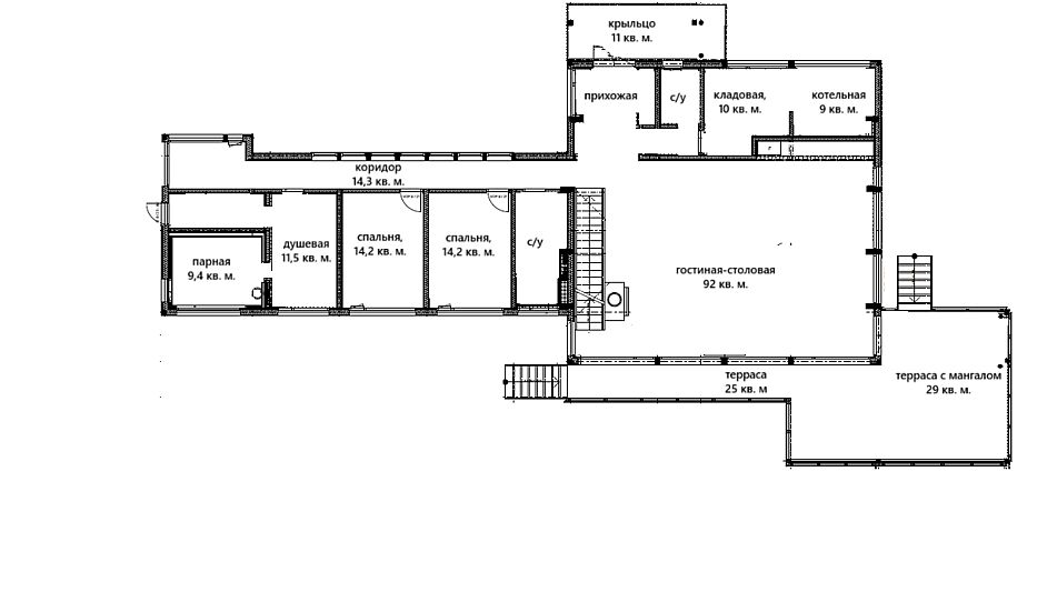 Дом на берегу водохранилища