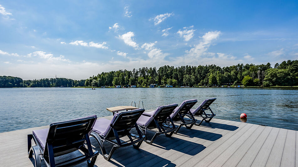 Дом на берегу водохранилища