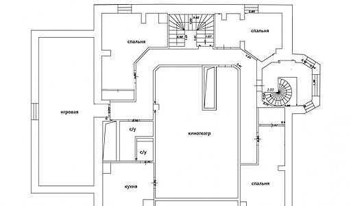 Дом с парком в Поздняково