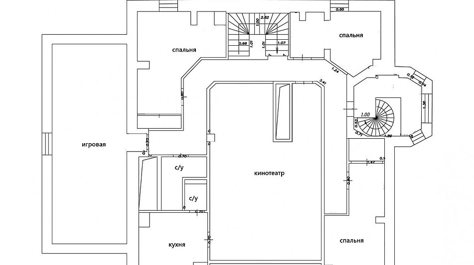 Дом с парком в Поздняково