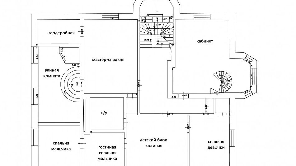 Дом с парком в Поздняково