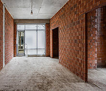 Дом под отделку в сосновом лесу