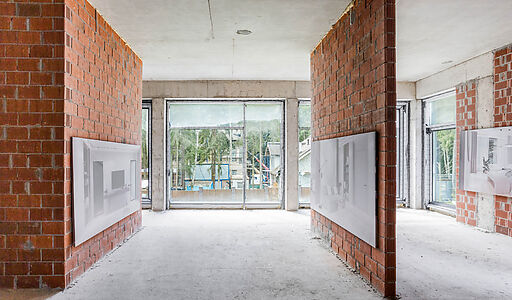 Дом под отделку в сосновом лесу