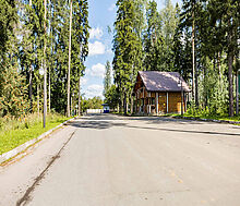 Дом под отделку в сосновом лесу