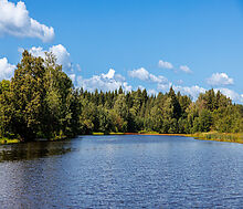 Дом с видом на воду в Славково