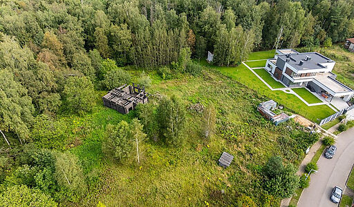 Прилесной участок в КП 