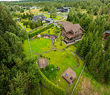 Стильный дом из бруса в Фокс Хилс