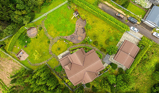 Стильный дом из бруса в Фокс Хилс