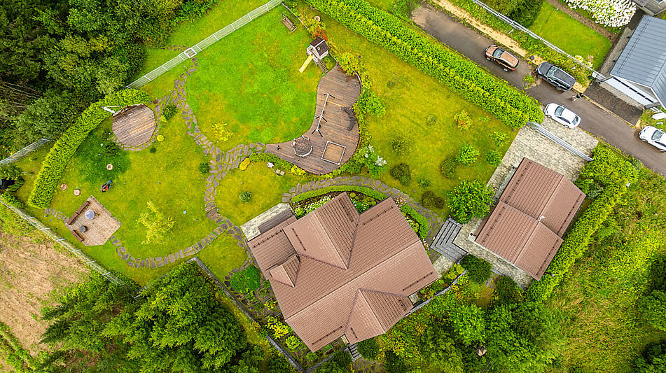 Стильный дом из бруса в Фокс Хилс