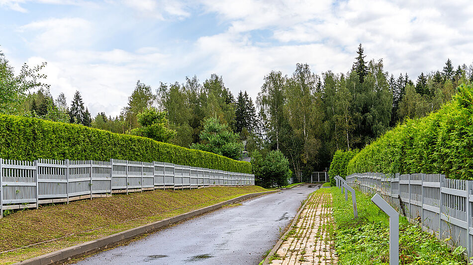 Стильный дом из бруса в Фокс Хилс