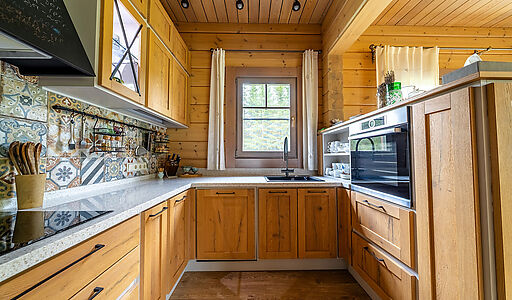 Стильный дом из бруса в Фокс Хилс