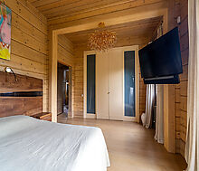 Стильный дом из бруса в Фокс Хилс