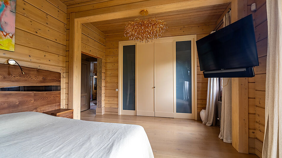 Стильный дом из бруса в Фокс Хилс