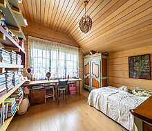 Стильный дом из бруса в Фокс Хилс