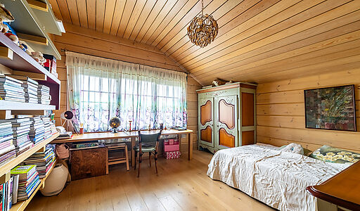 Стильный дом из бруса в Фокс Хилс