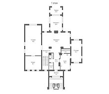 Дом у озера в поселке Монолит