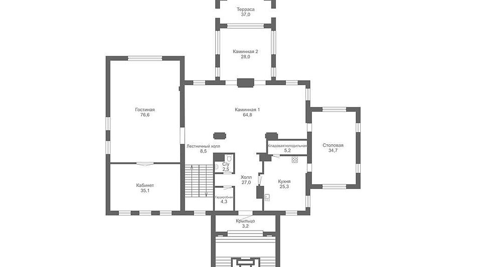 Дом у озера в поселке Монолит