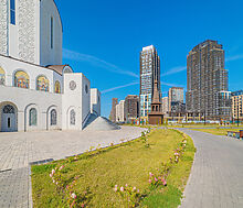 Квартира с патио в ЖК у воды