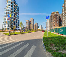 Квартира с патио в ЖК у воды