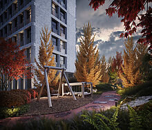 Видовая квартира в ЖК Феймос