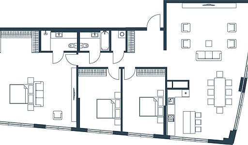 Квартира в новом ЖК Aquatoria