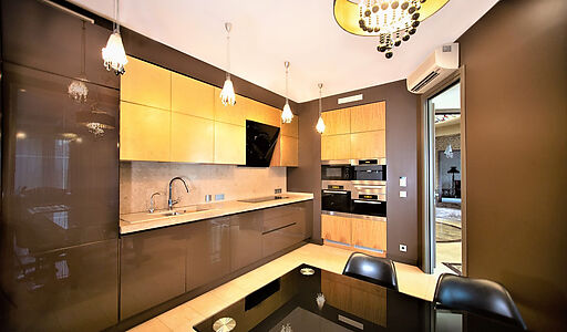 Панорамная дизайнерская квартира