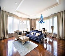 Панорамная дизайнерская квартира