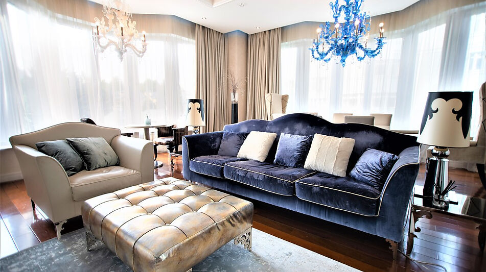 Панорамная дизайнерская квартира