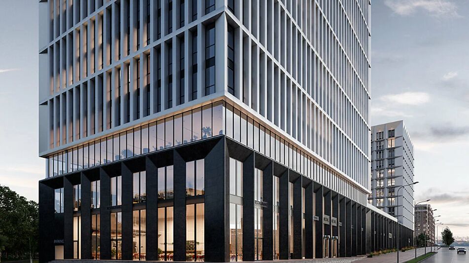 Офис c панорамным видом