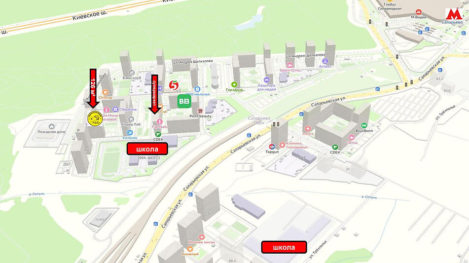 Готовый бизнес в Саларьево Парк