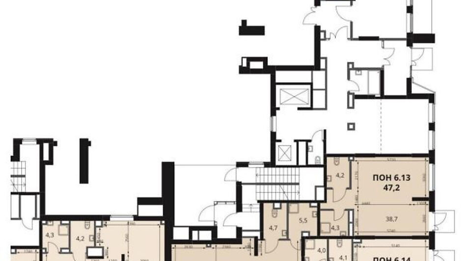 Помещение под арендатора в ЖК