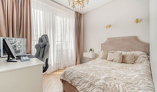 Стильная Евро3 с панорамой Москвы