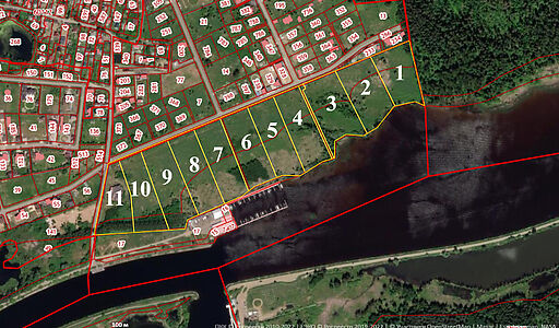 Участок на первой линии в Авроре