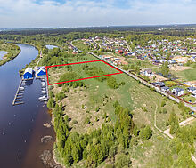 Участок на первой линии в Авроре